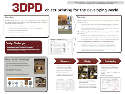 3D Printing for the Developing World Poster